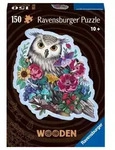 Ravensburger Puzzle 17511 - Geheimnisvolle Eule - 150 Teile Kontur-Holzpuzzle mit