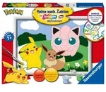 Ravensburger Malen nach Zahlen 20298 - Pok&eacute;mon Abenteuer - Kinder ab 7 Jahren /