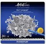 Mars Schreib- und Zeichbedarf Mars Lumograph 100 Zeichenbleistift 24er Set /