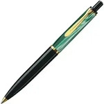 Pelikan Kugelschreiber Classic K200 Gr&uuml;n-Marmoriert Edelharz mit vergoldeten