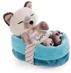 NICI - Sleeping Pets - K&auml;tzchen Siamkatze 12cm im K&ouml;rbchen / NICI / Spiel