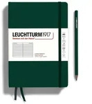 Notizbuch Medium (A5) Hardcover 251 nummerierte Seiten Forest Green liniert /