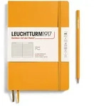 Notizbuch Medium (A5) Softcover 123 nummerierte Seiten Rising Sun liniert /