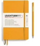 Notizbuch Paperback (B6+) Softcover 123 nummerierte Seiten Rising Sun Liniert /