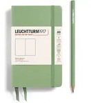 Notizbuch Pocket (A6) Hardcover 187 nummerierte Seiten Salbei Blanko /...