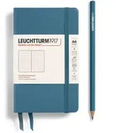 Notizbuch Pocket (A6) Hardcover 187 nummerierte Seiten Stone Blue Dotted /