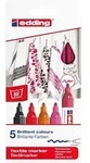 Edding 4500 Textilmarker 2-3mm 5er Set warme Farben / Edding