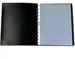 Herlitz Pr&auml;sentationsmappe A4 EasyFix schwarz / herlitz