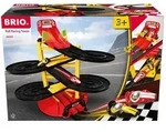 BRIO - 30550 Rennbahn-Turm mit zwei Rennwagen | Rennwagen-Spielzeugset f&uuml;r Kinder ab