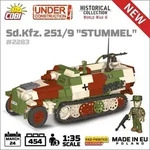 COBI Historical Collection 2283 - SD.KFZ.251/9 Halbkettenfahrzeug Stummel / Cobi /