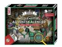 Puzzle-Rätsel-Adventskalender - Sabotage in der Spielzeugfabrik. 24 Puzzles mit