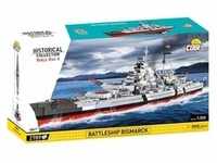 COBI Historical Collection 4841 - Bismarck Schlachtschiff WWII 2789 Klemmbausteine