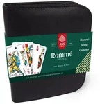ASS Altenburger Spielkarten - Romm&eacute; franz&ouml;sisches Bild Lederetui / ASS Altenburger