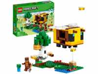 LEGO Minecraft 21241 Das Bienenhäuschen Bausatz, Mehrfarbig