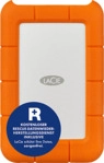 LACIE Rugged Mini Festplatte, 1 TB HDD, 2,5 Zoll, extern, Silber/Orange
