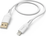 HAMA Flexible USB-A Lightning, Ladekabel, 1,5 m, Wei&szlig;