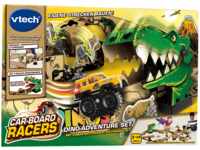 VTECH Car-Board Racers - Dino-Adventure Set Rennbahn, Mehrfarbig