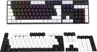 ISY IGK-6000, Gaming Tastatur, Mechanisch, Outemu Red, Kabelgebunden, Schwarz/Wei&szlig;