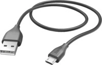 HAMA USB-A auf Micro-USB, Ladekabel, 1,5 m, Schwarz