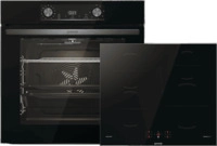 GORENJE BLACK INDUCTION SET 2 (BOS6737E06BG+GI6401BSC), Backofenset (Induktion, A, 77