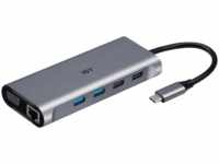 ISY IAD-1026 USB-C Adapter, Silber