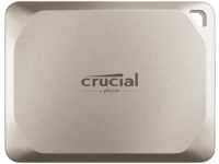 CRUCIAL X9 Pro for Mac Portable SSD, 2 TB extern, Silber