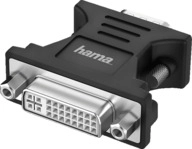 HAMA VGA-Stecker auf DVI-Buchse Video-Adapter, Schwarz