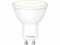 HAMA App und Sprachsteuerbare GU10 WLAN-LED - Lampe Warmweiß bis Tageslicht