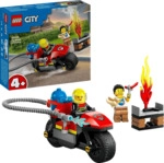 LEGO City 60410 Feuerwehrmotorrad Bausatz, Mehrfarbig