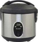 SOLIS 978.08 Rice Cooker Compact Reiskocher (350 Watt, Edelstahl/Schwarz)