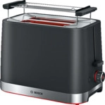 BOSCH TAT4M223 My Moment Kompakt Toaster Schwarz (950 Watt, Schlitze: 2)