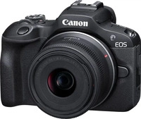 CANON EOS R100 Kit Systemkamera mit Objektiv 18-45 mm, 7,62 cm Display, WLAN