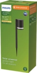 PHILIPS Outdoor Solar Fyce 1.5W Sockel Wegeleuchte Warmwei&szlig;es Licht 200