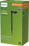 PHILIPS Outdoor Solar Vynce 1.5W Sockel Wegeleuchte Warmwei&szlig;es Licht 200