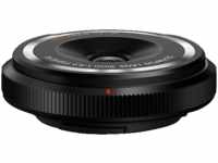 OLYMPUS Body Cap Lens 9mm F8.0 9 mm - f/8 (Objektiv für Micro-Four-Thirds, Schwarz)