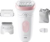 BRAUN Silk-&eacute;pil 7 SE7-030 Epilierer, Wei&szlig;/Silber