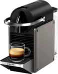 KRUPS Nespresso XN306T Pixie Redesign Kapselmaschine Titan/Schwarz