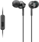SONY MDR-EX110AP, In-ear Kopfh&ouml;rer Schwarz
