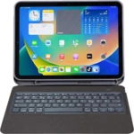 DEQSTER Slim Keyboard 2, DE-QWERTZ, Apple, iPad (10.Gen. / A16), Space Grau