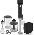 KITCHENAID 5 KHBRV 75 BM GO S, inkl. Akku mit Zubeh&ouml;r - Stabmixer Matt Schwarz (12