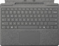 MICROSOFT Surface Pro Keyboard mit Stiftaufbewahrung Tastatur Platin