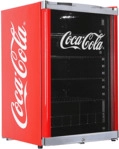CUBES HC 166 E COCA COLA Getr&auml;nkek&uuml;hlschrank (115 l, E, 845 mm hoch, Rot)