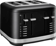 KITCHENAID 5KMT4109EBM Toaster Matt Schwarz (1960 Watt, Schlitze: 4)