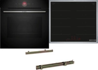 BOSCH HBD80PY53 Serie 8/Serie 6, Einbaubackofenset (Induktionskochfeld, A+, 71 l) BOSCH HBD80PY53 Serie 8/Serie 6, Einbaubackofenset (Induktionskochfeld, A+, 71 l)