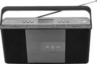 SOUNDMASTER RCD 1870 SW Radio, Schwarz/Silber