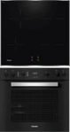 MIELE H 2457 I ACTIVE + KM 7062 FR, Einbauherd-Set (Induktionskochfeld, A+, 76 l)