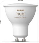 PHILIPS Hue White & Col. Amb. GU10 2x400lm Doppelpack 2200 - 6500