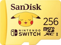 SANDISK Pok&eacute;mon&trade; Pikachu microSD&trade;-Karte 256 GB, Flash-Speicherkarte, Gelb