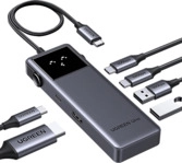 UGREEN 6-in-1 USB-C Hub, Gray