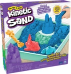 SPIN MASTER 40493 KNS Kinetic Sand Box Set Blau (454g) Spielset, Blau/Mehrfarbig